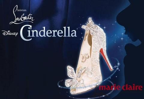 Christian Louboutin为《灰姑娘》设计的水晶鞋