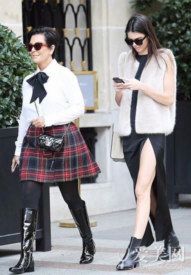 克丽丝-金纳(Kris Jenner)与女儿肯达尔-詹娜(Kendall Jenner )