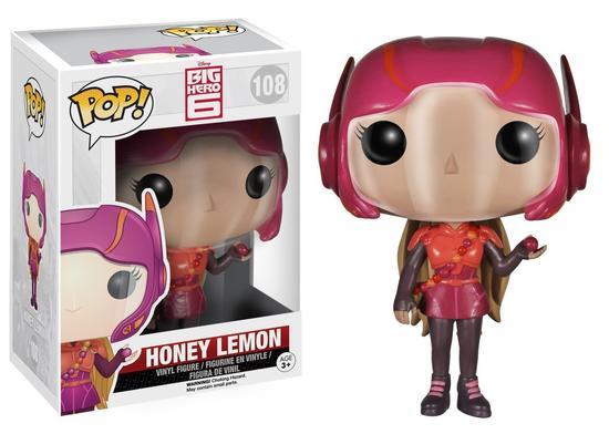 FUNKO POP系列 迪士尼 超能陆战队 化学家兼咖啡师-蜂蜜柠檬公仔玩具