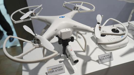 X1000V与大疆创新(DJI)结合的无人机航拍连接方案