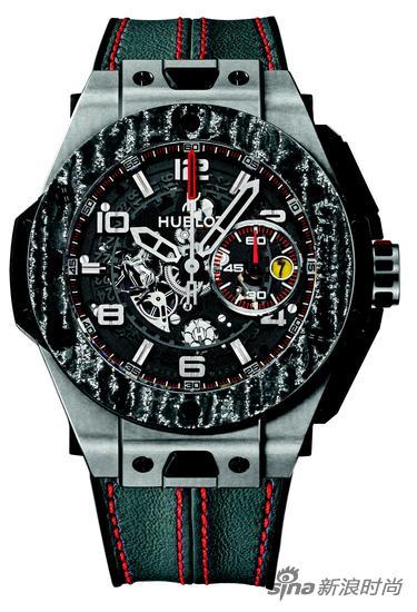 HUBLOT宇舶表Big Bang法拉利金属碳纤维腕表-钛金