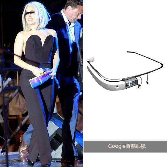 Lady Gaga戴Google智能眼镜