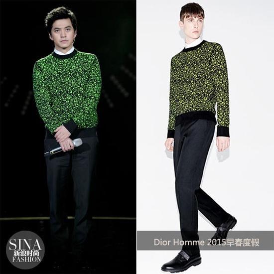 李健身穿Dior Homme 2015早春度假系列男装
