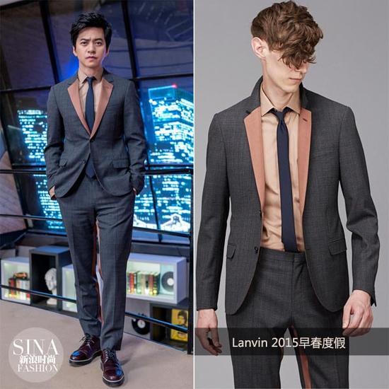 李健身穿Lanvin 2015早春度假系列男装