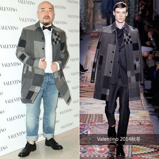 黄伟文 in Valentino 2014秋冬