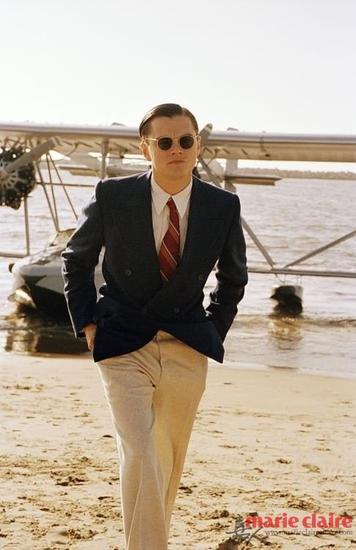 Leonardo DiCaprio在《飞行家》中造型