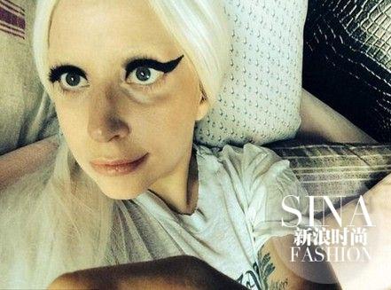 Lady-Gaga的自拍照成资生堂广告