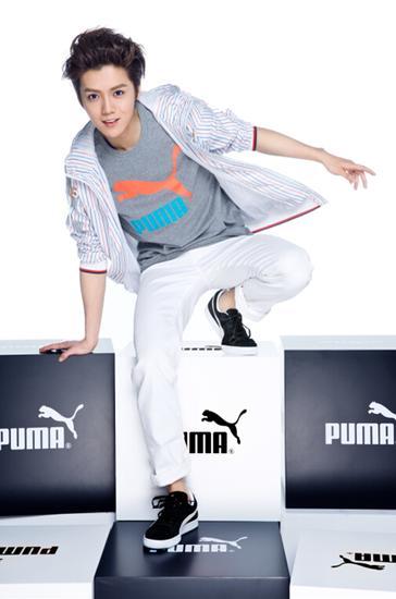 亚洲人气偶像鹿晗加盟PUMA