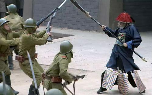清朝武将大战日本兵