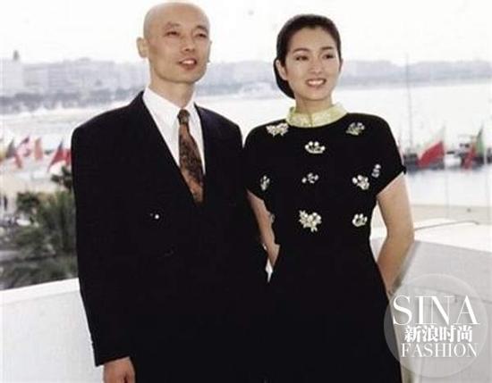 电影《活着》中的男女主角葛优和巩俐在戛纳