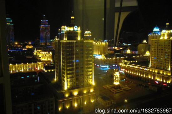 满洲里夜景
