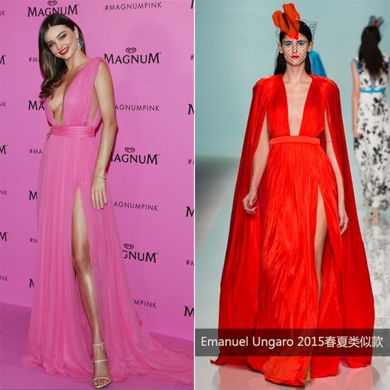 米兰达-可儿身穿Emanuel Ungaro 礼服