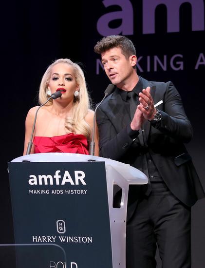 Robin Thicke 和Rita Ora