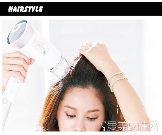 最后一定要用冷风定型