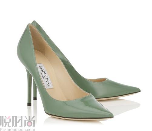 Jimmy Choo绿色漆皮高跟鞋 原价$595; 现价$298