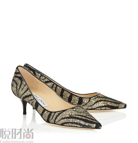 Jimmy Choo 斑马纹中跟鞋 原价$750; 现价$375