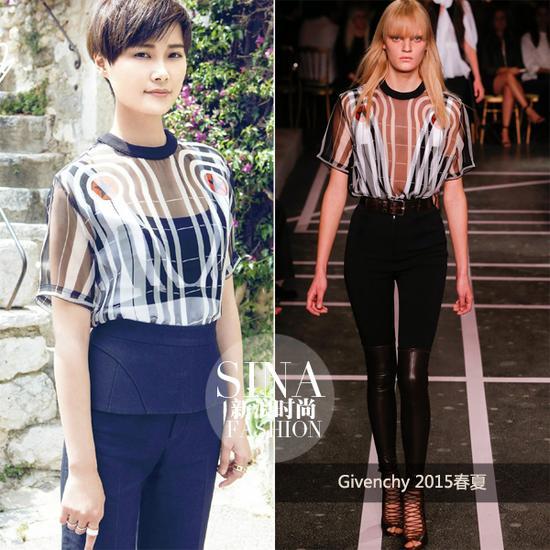 李宇春穿Givenchy 2015春夏为《伊周》拍时尚大片