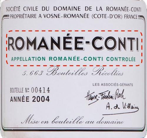罗曼尼康帝特级园(La Romanée-Conti)