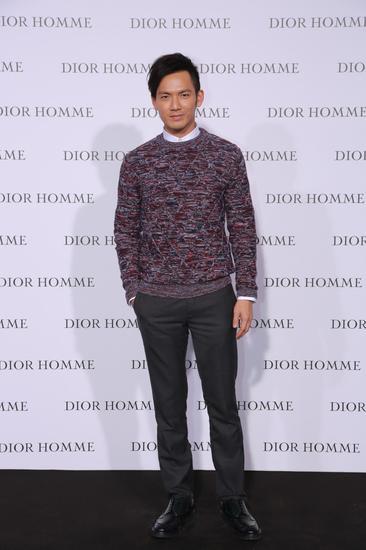著名演员,歌星钟汉良出席DIOR HOMME2015冬季系列成衣秀