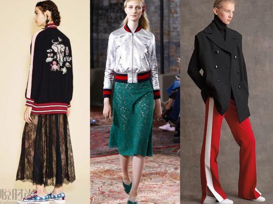 Valentino Resort 2016(左)Gucci Resort 2016(中)Michael Kors 2016(右)