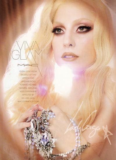 Lady Gaga M.A.C代言照