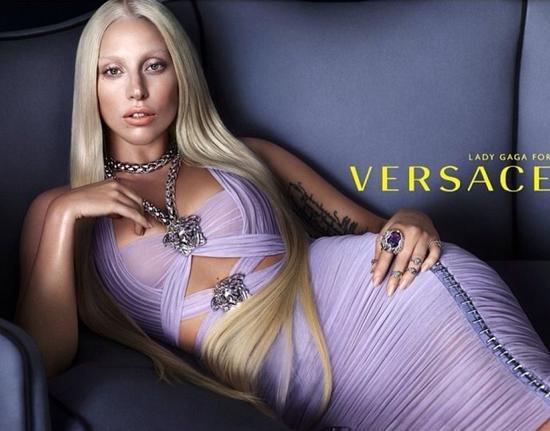 Lady Gaga Versace广告