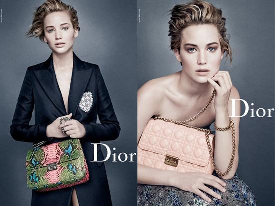 Jennifer Lawrence Dior广告