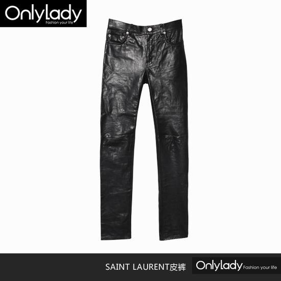 Saint Laurent皮裤