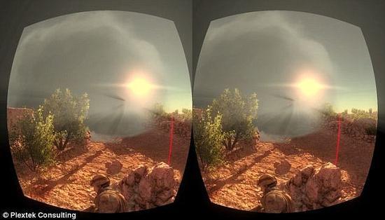 借助如Oculus Rift之类的头盔显示器(HMD)或虚拟现实眼镜,战士们只要转动头部和身体,就可获取不同的现实360度3D环境视图,然后研究制定战斗方案,例如如何在敌人火力下第一时间援救受伤战友。