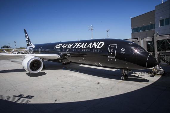 新西兰航空执飞海浦东往返奥克兰的B787-9 “梦想客机”