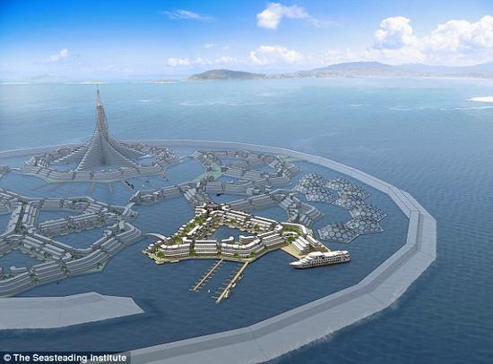 一个由海洋生物学家、海上工程师和环保专家组成、得到全球最大在线支付平台——贝宝公司创办人泰尔支持的科研组计划建造一座漂浮城市或海上家园(照片显示)。据估计,它最早于2020年问世。