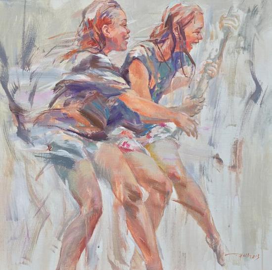 追风1501 丙烯 73x73cm 2013