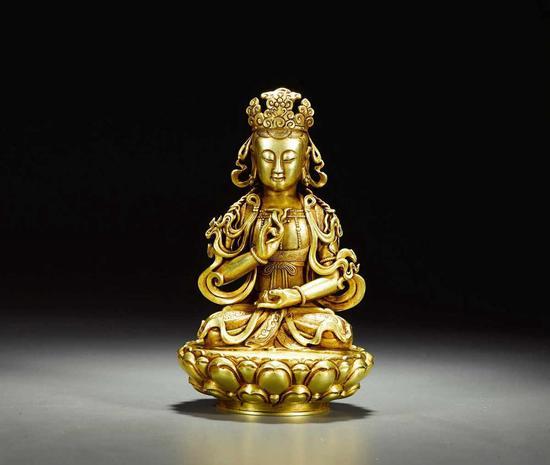 纯金观音大士(拍品编号:1193)起拍价¥500,000