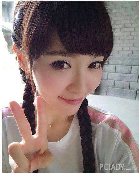 村姑麻花辫也是糖糖扮嫩的利器