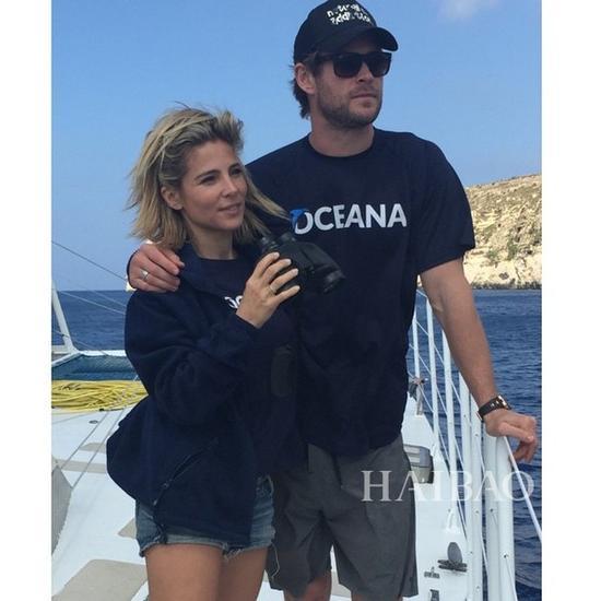 埃尔莎-帕塔奇 (Elsa Pataky) Po与老公克里斯-海莫斯沃斯 (Chris Hemsworth) 私照