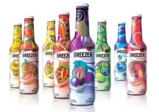 百加得冰锐BREEZER假日瓶