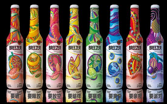 百加得冰锐BREEZER假日瓶限量版包装斩获2015德国红点设计奖