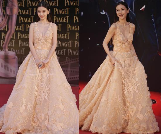 Angelababy--Zuhair Murad礼服