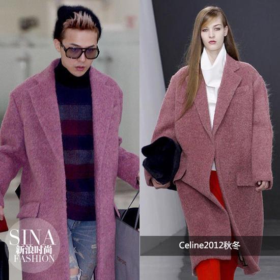 权志龙私下穿celine2012秋冬女装