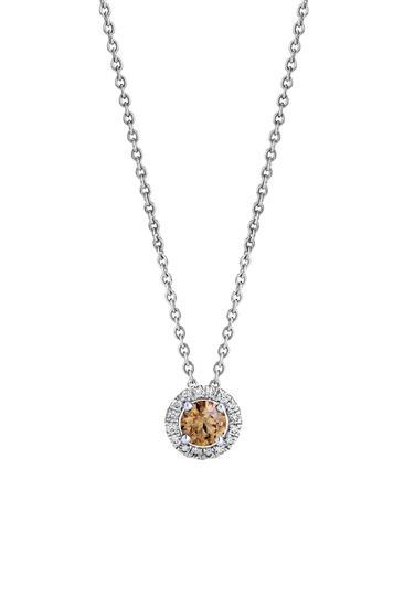 De Beers AURA 香槟色美钻吊坠