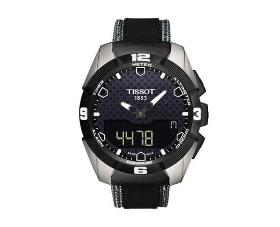 Tissot 腾智系列太阳能款腕表,100M 防水