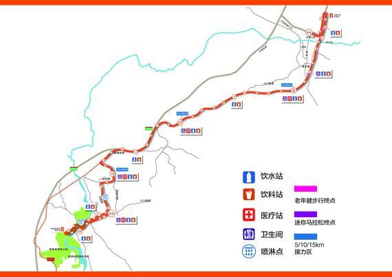 镇宁马拉松线路图