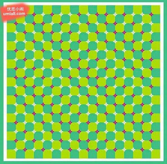 晃动的格子。