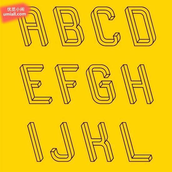 正反字体。