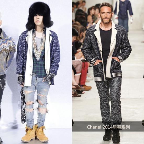 权志龙身穿Chanel 2014早春度假系列