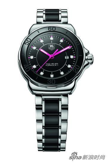 TAG Heuer泰格豪雅Formula 1陶瓷精钢G.E.M.限量腕表