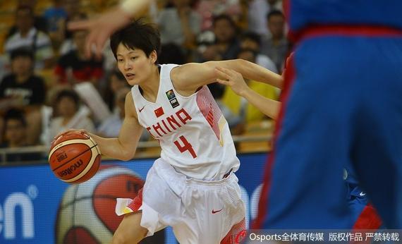 中国女篮队员杨力维
