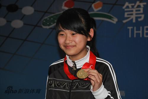 2009年11岁的於之莹在全国智运会上夺金