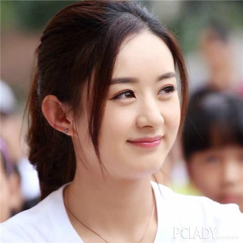 卸去浓妆,赵丽颖还是清新包子脸萌妹子一名