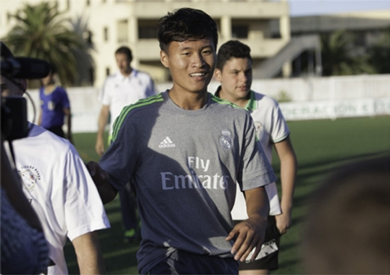  林良铭 皇马青年A队首秀 转会费30万欧元签5年